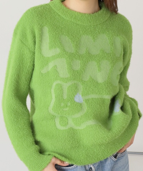 ROOPTOKYO（ループトウキョウ）の「ラビットデザインニット（ニット/セーター・レディース・ホワイト/ブラック/グリーン・S/M）」の17枚目の写真