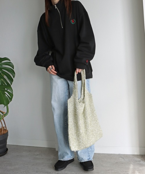 COURO（コウロ）の「ラメシャギートートバッグ（トートバッグ・レディース・ブラック/ゴールド/ブラック系その他/マルチ・FREE）」の13枚目の写真