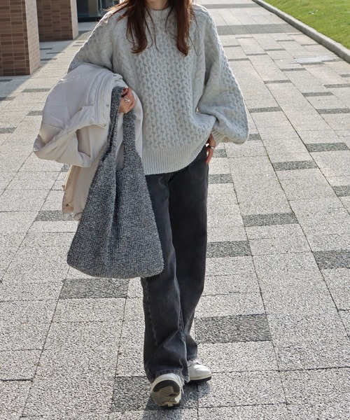 COURO（コウロ）の「ラメシャギートートバッグ（トートバッグ・レディース・ブラック/ゴールド/ブラック系その他/マルチ・FREE）」の8枚目の写真