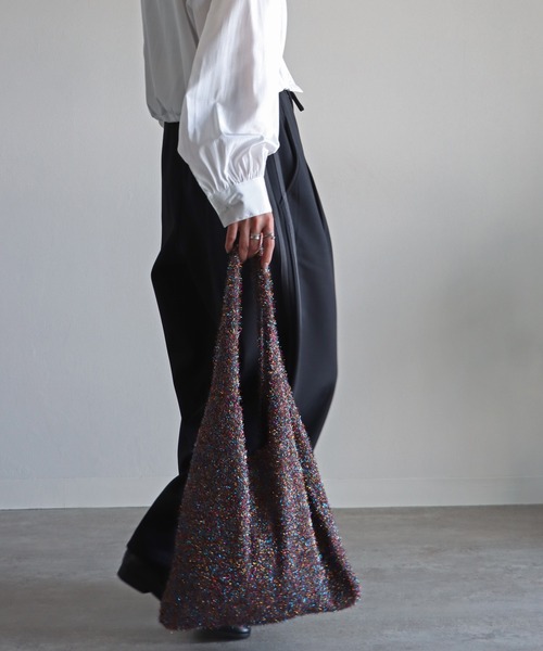 COURO（コウロ）の「ラメシャギートートバッグ（トートバッグ・レディース・ブラック/ゴールド/ブラック系その他/マルチ・FREE）」の14枚目の写真