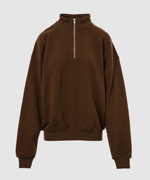 Unisex Oversized Half Zip Sweat