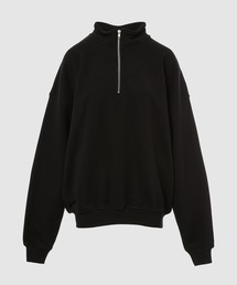 Unisex Oversized Half Zip Sweat