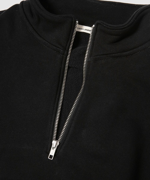 STUDIO.R330(ステュディオ アール スリーサーティー)の「Unisex Oversized Half Zip Sweat(スウェット・レディース・アッシュグレー/ライトブラウン/ホワイト/ダークグリーン/ブラック/ブラウン・M)」の8枚目の写真