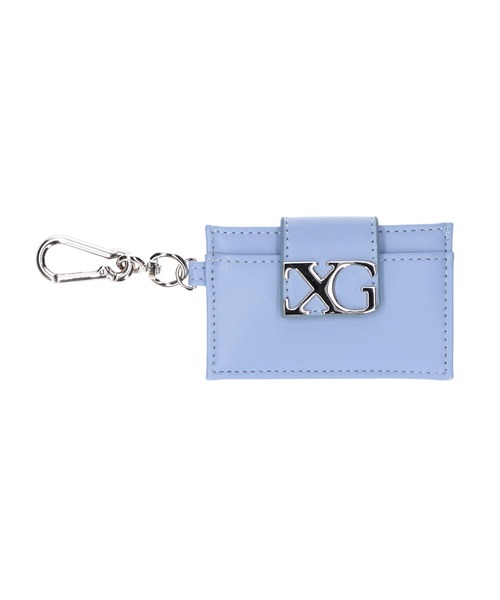 X-girl（エックスガール）の「LOGO BUCKLE CARD CASE（カードケース・レディース・グレー/ライトブルー/ブラック・ONE SIZE）」の3枚目の写真