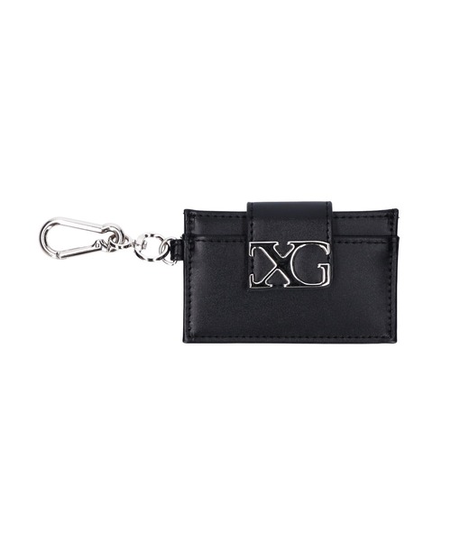 X-girl（エックスガール）の「LOGO BUCKLE CARD CASE（カードケース・レディース・グレー/ライトブルー/ブラック・ONE SIZE）」の2枚目の写真