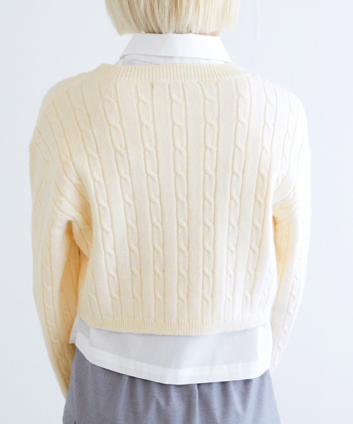 w closet（ダブルクローゼット）の「【SETアイテム】ケーブル編み