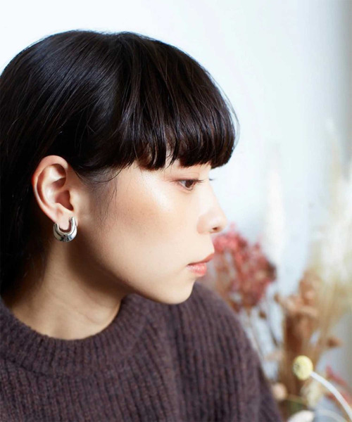 Nothing And Others(ナッシングアンドアザーズ)の「Nothing and Others/Step line Pierce(ピアス(両耳用)・レディース・シルバー/ゴールド・FREE)」の3枚目の写真