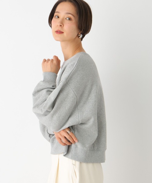 LEPSIM(レプシィム)の「ラインストーンプルオーバー 102011(Tシャツ/カットソー・レディース・グレー/オフホワイト・FREE)」の11枚目の写真