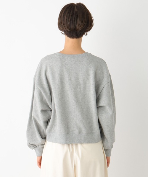 LEPSIM(レプシィム)の「ラインストーンプルオーバー 102011(Tシャツ/カットソー・レディース・グレー/オフホワイト・FREE)」の15枚目の写真