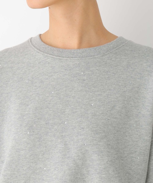 LEPSIM(レプシィム)の「ラインストーンプルオーバー 102011(Tシャツ/カットソー・レディース・グレー/オフホワイト・FREE)」の16枚目の写真