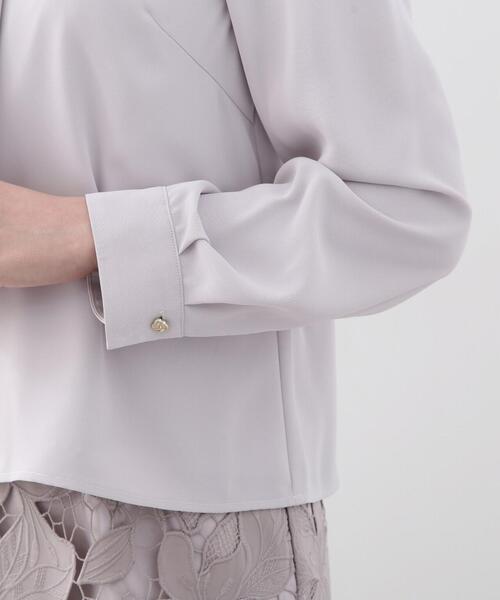 【新品】プロポーションボディドレッシング リングボウタイブラウス S PROPORTION BODY DRESSING（プロポーションボディドレッシング