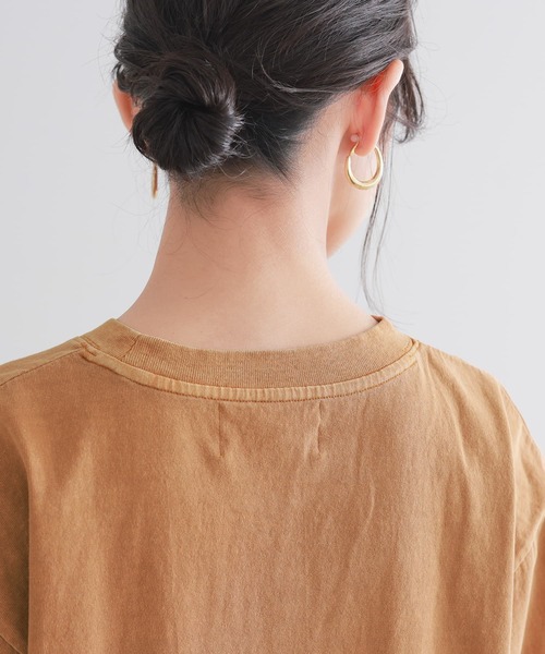 n'OrLABEL（ノアールレーベル）の「ヴィンテージ風ロゴロンT（Tシャツ/カットソー・レディース・オレンジ/チャコール・1/2）」の18枚目の写真