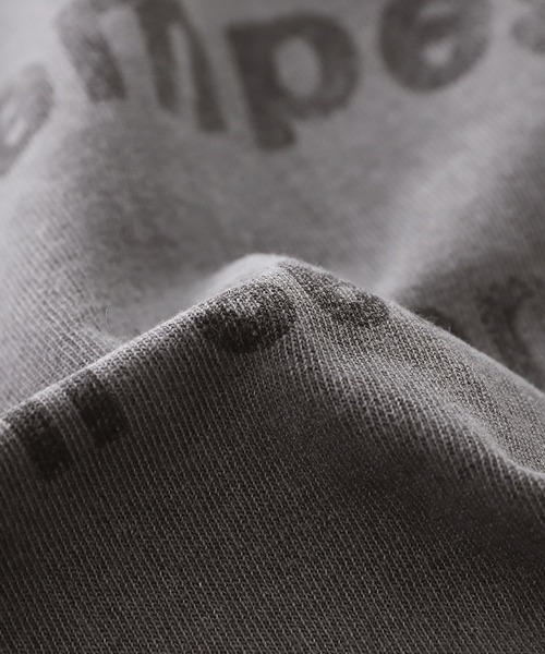 n'OrLABEL（ノアールレーベル）の「ヴィンテージ風ロゴロンT（Tシャツ/カットソー・レディース・オレンジ/チャコール・1/2）」の9枚目の写真