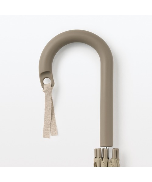無印良品（ムジルシリョウヒン）の「晴雨兼用　しるしのつけられる傘　親骨の長さ６０ｃｍ・８本骨（長傘・レディース・ベージュ・60cm）」の7枚目の写真