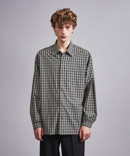 【値下げ】monkey time CHECK CPO SHIRT & VEST 楽天市場】ワッシャー ミニ オンブレチェック CPO／モンキー