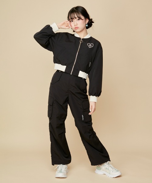 love.3　TICCA パラシュートパンツ 楽天市場】ラブトキシック(Lovetoxic)【接触冷感】リボン