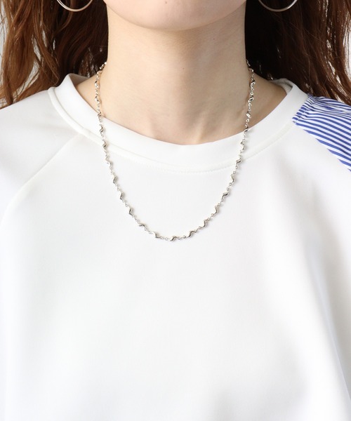 A.N.L（エーエヌエル　レーベル）の「A.N.L アシメ切替プルオーバー（Tシャツ/カットソー・レディース・ブラック/オフホワイト・38）」の16枚目の写真