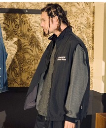 ADAM PATEK（アダムパテック）の「ADAMPATEK/light nylon reversible vest/ライトナイロンリバーシブルベスト（ベスト）」