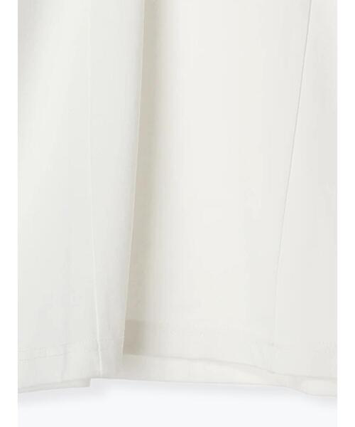 ehka sopo（エヘカソポ）の「ロゴプリントフリルカットソー（Tシャツ/カットソー・レディース・チャコールグレー/オフホワイト/グリーン・F）」の5枚目の写真