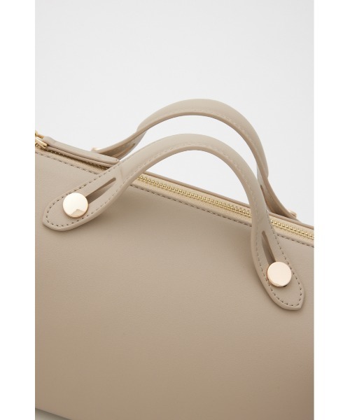 rienda（リエンダ）の「【WEB限定】フェイクレザーバッグ（ショルダーバッグ・レディース・ブラウン/アイボリー/ブラック・FREE）」の10枚目の写真