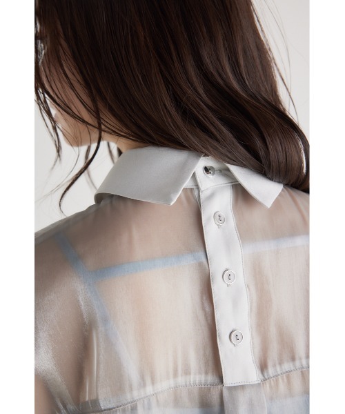 rienda(リエンダ)の「2WAYオープンネックシャツ 春服(シャツ/ブラウス・レディース・ホワイト/グレー/ピンク・FREE)」の11枚目の写真