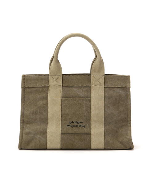 AVIREX(アヴィレックス)の「STENCIL MINI TOTE BAG / ステンシル ミニトートバッグ / AVIREX / アヴィレックス(トートバッグ・メンズ・オリーブ系・F)」の6枚目の写真