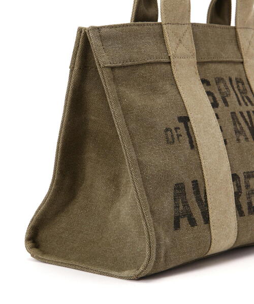 AVIREX(アヴィレックス)の「STENCIL MINI TOTE BAG / ステンシル ミニトートバッグ / AVIREX / アヴィレックス(トートバッグ・メンズ・オリーブ系・F)」の10枚目の写真