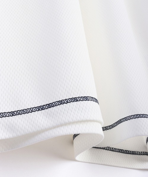 FILA(フィラ)の「FILA ダブルメッシュ ハーフジップ 吸水速乾Tシャツ UVカット付(Tシャツ/カットソー・メンズ・ネイビー/ホワイト/ブラック/ネイビー系/ホワイト系その他/ブラック系その他・M/LL/L)」の13枚目の写真