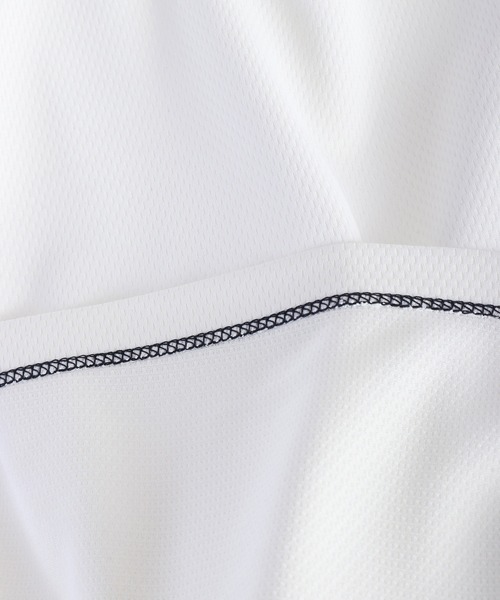 FILA(フィラ)の「FILA ダブルメッシュ ハーフジップ 吸水速乾Tシャツ UVカット付(Tシャツ/カットソー・メンズ・ネイビー/ホワイト/ブラック/ネイビー系/ホワイト系その他/ブラック系その他・M/LL/L)」の14枚目の写真