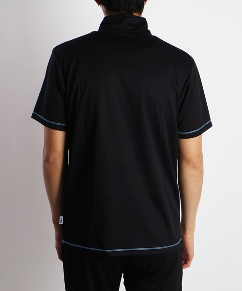 FILA(フィラ)の「FILA ダブルメッシュ ハーフジップ 吸水速乾Tシャツ UVカット付(Tシャツ/カットソー・メンズ・ネイビー/ホワイト/ブラック/ネイビー系/ホワイト系その他/ブラック系その他・M/LL/L)」の19枚目の写真