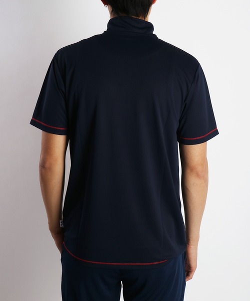 FILA(フィラ)の「FILA ダブルメッシュ ハーフジップ 吸水速乾Tシャツ UVカット付(Tシャツ/カットソー・メンズ・ネイビー/ホワイト/ブラック/ネイビー系/ホワイト系その他/ブラック系その他・M/LL/L)」の22枚目の写真