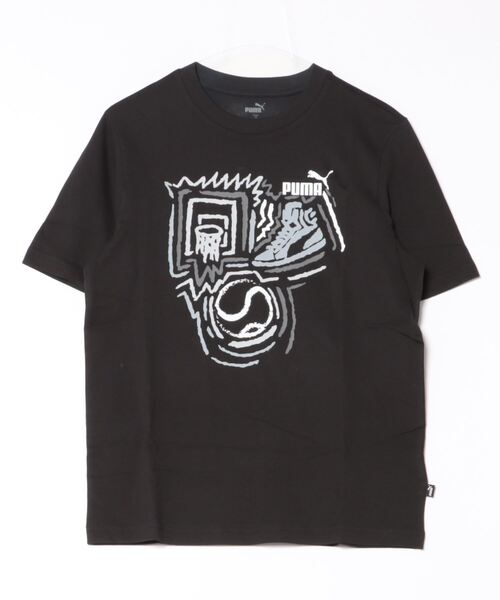 PUMA(プーマ)の「PUMA プーマ メンズ グラフィックス イヤー オブ スポーツ 半袖 Tシャツ(Tシャツ/カットソー・メンズ・ホワイト/グリーン/ブラック・MEDIUM/LARGE/XX-LARGE/X-LARGE/SMALL)」の10枚目の写真