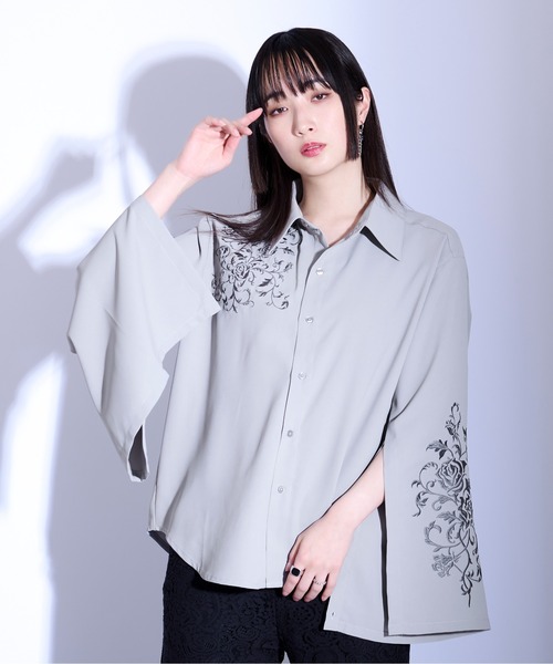 その他 ソノタ ブラウス L 白 【古着】【中古】【送料無料】 ブランド古着】レディースのシャツ/ブラウス（ボウタイ襟）古着通販