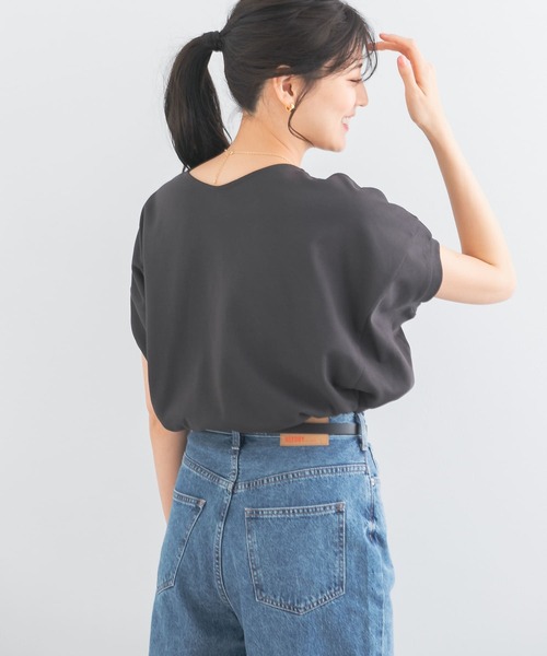 URBAN RESEARCH ROSSO WOMEN（アーバンリサーチ　ロッソ）の「『UR TECH ひやサラクール』ドルマンスリーブプルオーバー（Tシャツ/カットソー・レディース・グレー系その他/イエロー系その他/チャコールグレー/ブルー・FREE）」の11枚目の写真