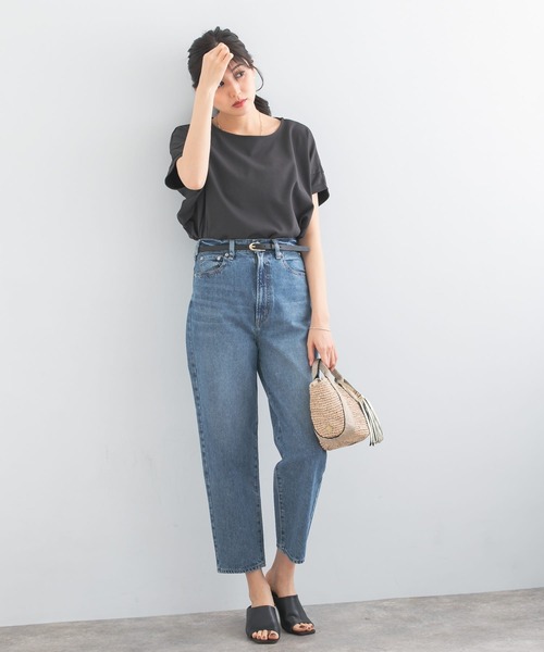 URBAN RESEARCH ROSSO WOMEN（アーバンリサーチ　ロッソ）の「『UR TECH ひやサラクール』ドルマンスリーブプルオーバー（Tシャツ/カットソー・レディース・グレー系その他/イエロー系その他/チャコールグレー/ブルー・FREE）」の13枚目の写真