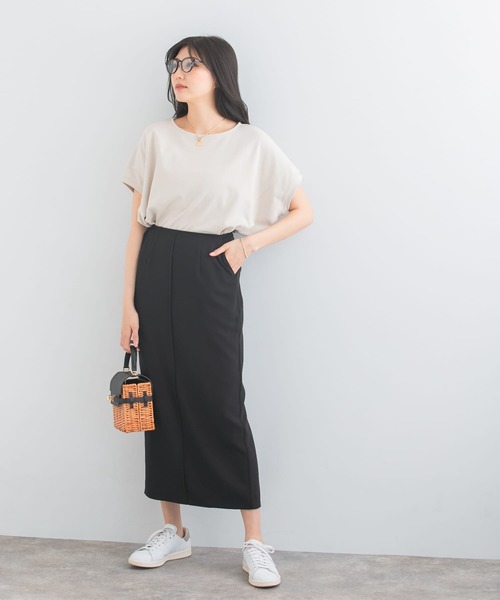 URBAN RESEARCH ROSSO WOMEN（アーバンリサーチ　ロッソ）の「『UR TECH ひやサラクール』ドルマンスリーブプルオーバー（Tシャツ/カットソー・レディース・グレー系その他/イエロー系その他/チャコールグレー/ブルー・FREE）」の18枚目の写真