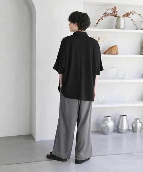 ETELIO（エテリオ）の「2タックドレープワイドバギーイージーパンツ