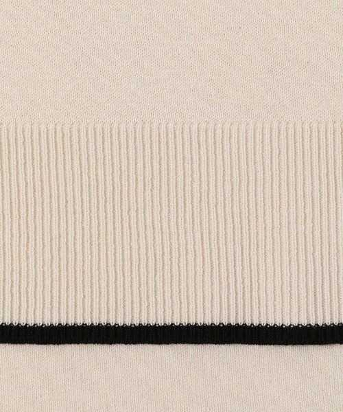 GLOBAL WORK（グローバルワーク）の「スッキレイさらさらポンチョ/987147（ニット/セーター・レディース・ホワイト×ブラック/ブルー系5/ブラウン系4/ブラック×ホワイト・FREE）」の6枚目の写真