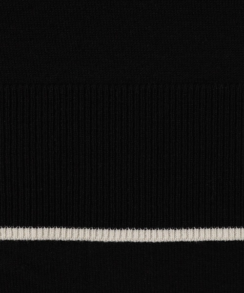 GLOBAL WORK（グローバルワーク）の「スッキレイさらさらポンチョ/987147（ニット/セーター・レディース・ホワイト×ブラック/ブルー系5/ブラウン系4/ブラック×ホワイト・FREE）」の7枚目の写真