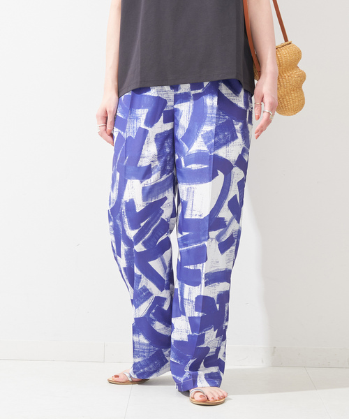 ウォーターカラープリントイージーパンツ（その他パンツ）｜B.C STOCK（ベーセーストック）