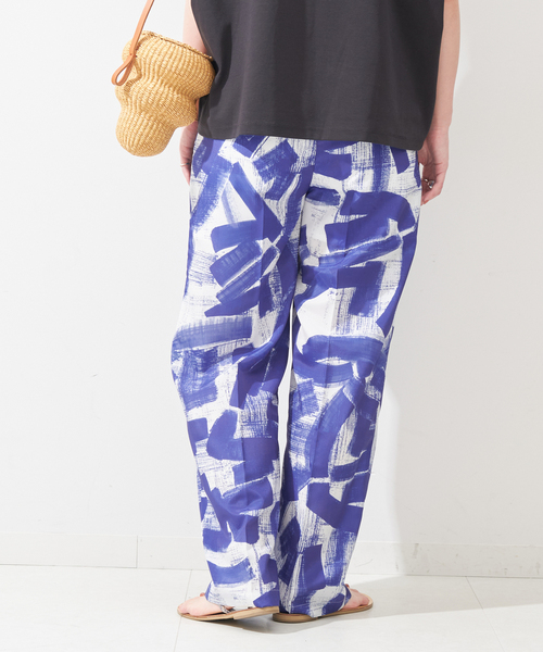 ウォーターカラープリントイージーパンツ（その他パンツ）｜B.C STOCK（ベーセーストック）