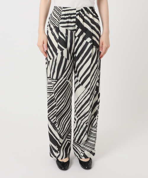 ウォーターカラープリントイージーパンツ（その他パンツ）｜B.C STOCK（ベーセーストック）