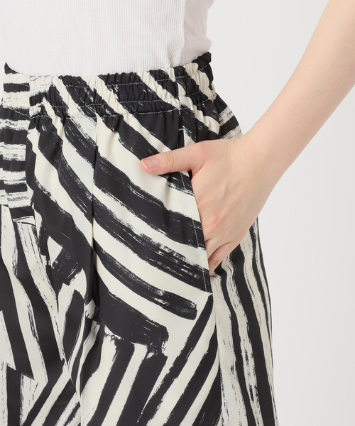 ウォーターカラープリントイージーパンツ（その他パンツ）｜B.C STOCK（ベーセーストック）