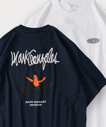 【(What it isNt) ART BY MARK GONZALES/ワットイットイズント マークゴンザレス】バックプリントアートグラフィックTシャツ/ワンポイント/オーバーサイズ