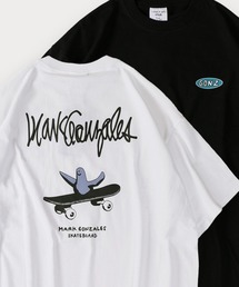 【(What it isNt) ART BY MARK GONZALES/ワットイットイズント マークゴンザレス】バックプリントアートグラフィックTシャツ/ワンポイント/オーバーサイズ