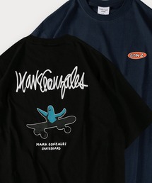 【(What it isNt) ART BY MARK GONZALES/ワットイットイズント マークゴンザレス】バックプリントアートグラフィックTシャツ/ワンポイント/オーバーサイズ