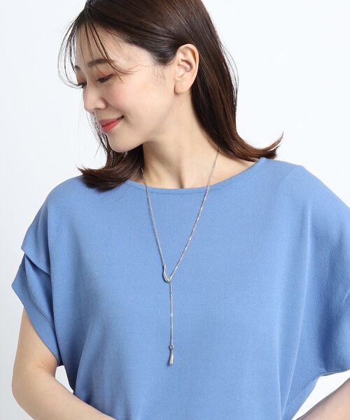 Reflect(リフレクト)の「◆【シンプルで合わせやすい】Y字デザインネックレス(ネックレス・レディース・ゴールド/シルバー・00)」の6枚目の写真