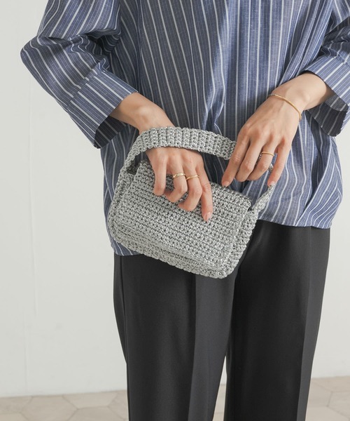 URBAN RESEARCH DOORS（アーバンリサーチドアーズ）の「The Bagmati　ワンハンドルバッグ（ハンドバッグ・レディース・ゴールド/シルバー・FREE）」の7枚目の写真