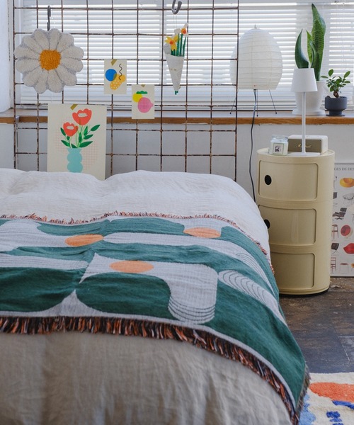 BIRTHDAY BAR(バースデイバー)の「【SAHIR サヒール】Daisy mat M(ラグ/マット・レディース・ホワイト・0)」の4枚目の写真