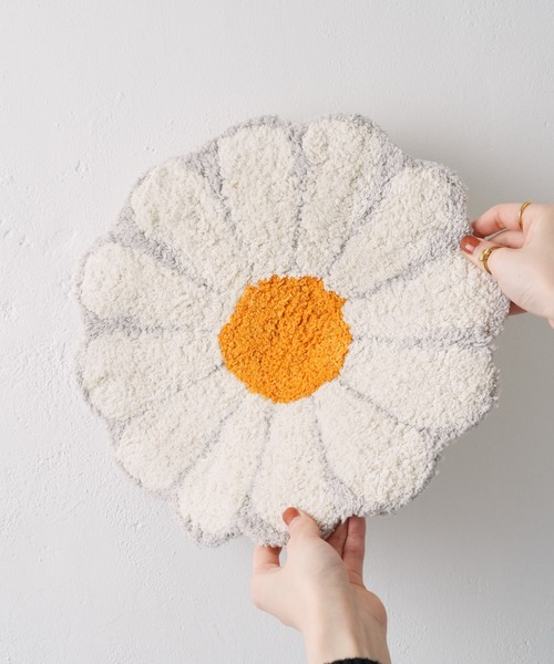 BIRTHDAY BAR(バースデイバー)の「【SAHIR サヒール】Daisy mat M(ラグ/マット・レディース・ホワイト・0)」の13枚目の写真